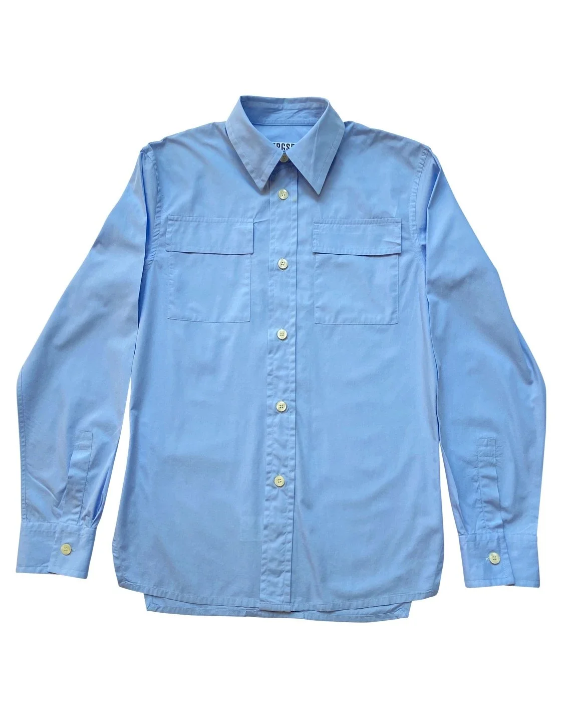 00s dirk bikkembergs box shirt シャツ Dirk Bikkembergs Light Blue Shirt — Secundo Store